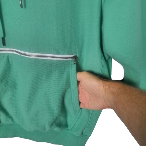 Maison Article Shoe Palace Men's L Oversized Terry Pullover Hoodie Jade - Picture 11 of 14